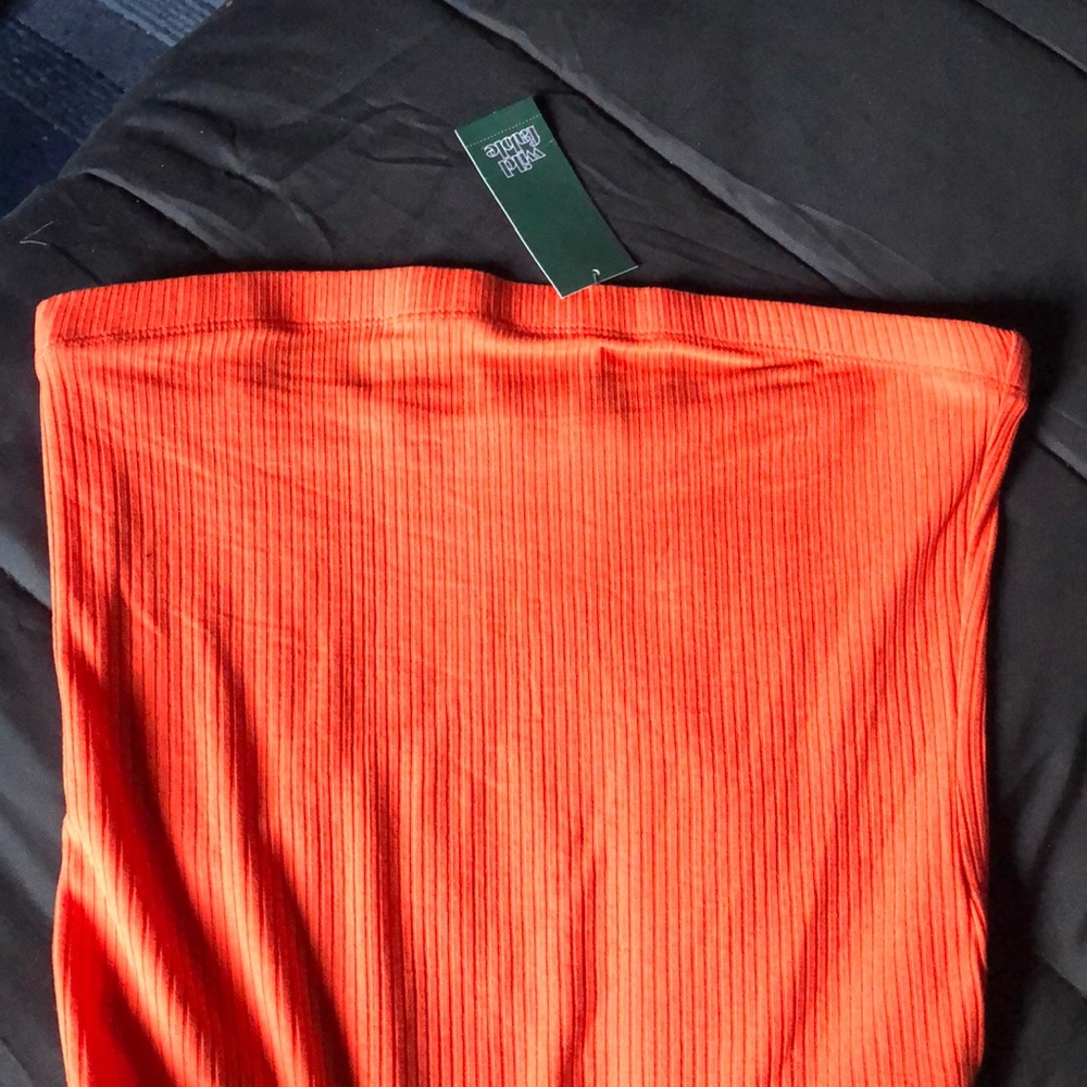 Orange Tube Top